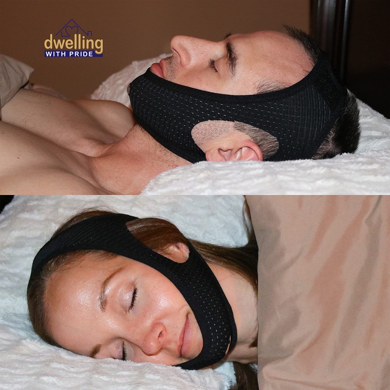 Anti Snore Chin Strap - Anti-Dry Mouth Chin Strap for