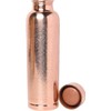 ANCIENTIMPEX Pure Copper Water Bottle Etching Pattern Jointless 900 Ml