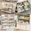 Expandable Pull Out Cabinet Organizer 13"-20.8", Upgraded 3 Sliding Rails