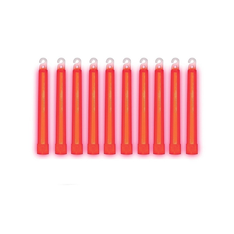 Cyalume - 9-08002 SnapLight Red Light Sticks – 6 Inch