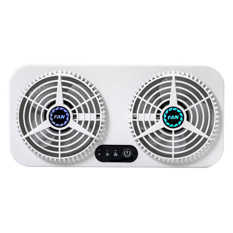 2.4V 5W Car Ventilation Fan USB Interface Portable 3 Speeds