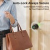 Smart Fingerprint Door Knob for Bedroom, Biometric Door Lock with