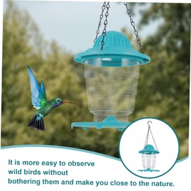 Sosoport Automatic Hummingbird Feeder Wild Bird Feeder Easy Refill Hanging Yard Decor