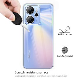 KUSINHOKA Hülle für Oscal Tiger 13 + 2 Stück Schutzfolie, Weich TPU [Anti-Kratzer] Handyhülle Ultradünn [Stoßfest] Schutzhülle Fallschutz Kameraschutz Protective Case, Klar