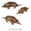 Urbalabs Metal Yard Art Springy Metal Armadillo Figure Texas Western