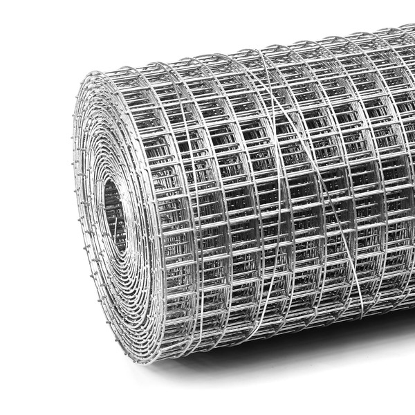 8'' x 10' Hardware Cloth 1/2in 19GA Galvanized Wire Mesh