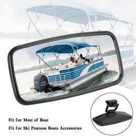 Topteng Marine Boat Rear View Mirror Mount Bracket fit for Ski Pontoon Boats Accessories