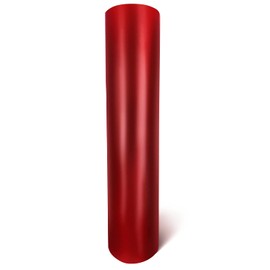 Red Satin Chrome Car Wrap Stretch Conform Cast Vinyl DIY (6ft x 5ft)