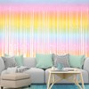 Lightweight Rainbow Backdrop Streamers AILEXI 2 Pack 1 m x
