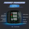LED Blood Pressure Monitor Wrist Rechargeable Voice Broadcast Heart Rate