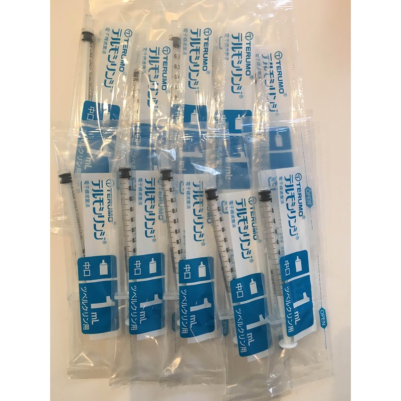 Thermo Syringes, 0.04 fl oz (1 ml), Set of 10,