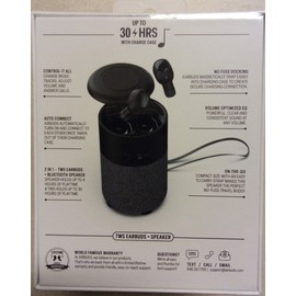 InEar Air Magnetic Airbuds, True Wireless Earbuds w/Bluetooth 2-IN-1 Speaker. Black