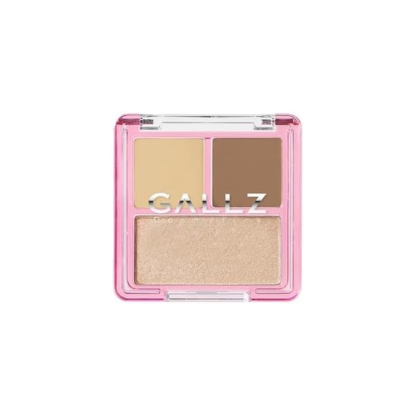 GALLZ Hanamichi 3D Palette 02 Deep Sculpting Brown 3.8g |