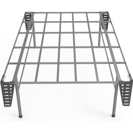 4 pcs Headboard Brackets for Metal Bed Frame,Adjustable Headboard or Footboard Brackets Attach Headboard to Bed Frame,Compatible with 14,16,18inches Bed Frame