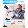 eSynic USB-C Rechargeable Magnifying Glass with Light and Stand 15