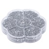 14400Pcs Flat Back Rhinestones Dazzling Colorful DIY Sturdy Iridescent Rhinestones