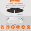 YindaLux YindaLux 6er Set LED Einbaustrahler 230V 3W 3000K Warmwei?,