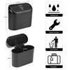 EnthuLove 2 Packs Mini Car Trash Can Bin with Lid