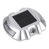 Casting Aluminium Solar Power Road Lamp 6 LED Outdoor Driveway