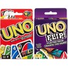Mattel Uno オリジナルとUno フリップカードゲーム コンボパック 2個セット