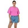 The 1801-6.5oz Garment Dye Crew Neck T-Shirt Pink Carnation