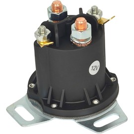 XYZIL 12V 4 Terminal Starter Solenoid 684-1241-212 684-1241-212-02 Compatible with Trombetta DC Contactor Relay Switch