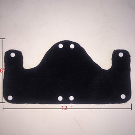 Black Big Hard Hat Sweatband,Reusable Washable Terry Cotton Hard Hat Liner snap on,3 pcs per Pack