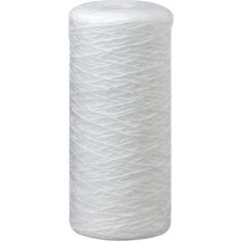 Pentair OMNIFilter RS22 Sediment Water Filter, 10-Inch, Whole House Heavy Duty Big Blue String Wound Replacement Cartridge, 10" x 4.5", 5 Micron, White