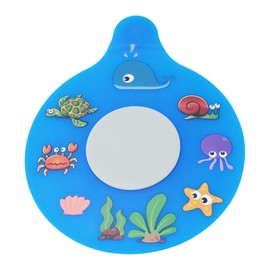 yueton 1Pack Bathtub Drain Stopper Cute Cartoon Universal Silicone Bath Drain Cover Adorable Underwater World Illustration for Bathtub Accessories