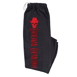 A Nightmare on Elm Street Dream Demon Mens Jogger Sweatpants, Black, Large
