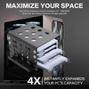 2.5 HDD Mounting Rack, Aluminum Hard Drive Storage Bracket, Mount