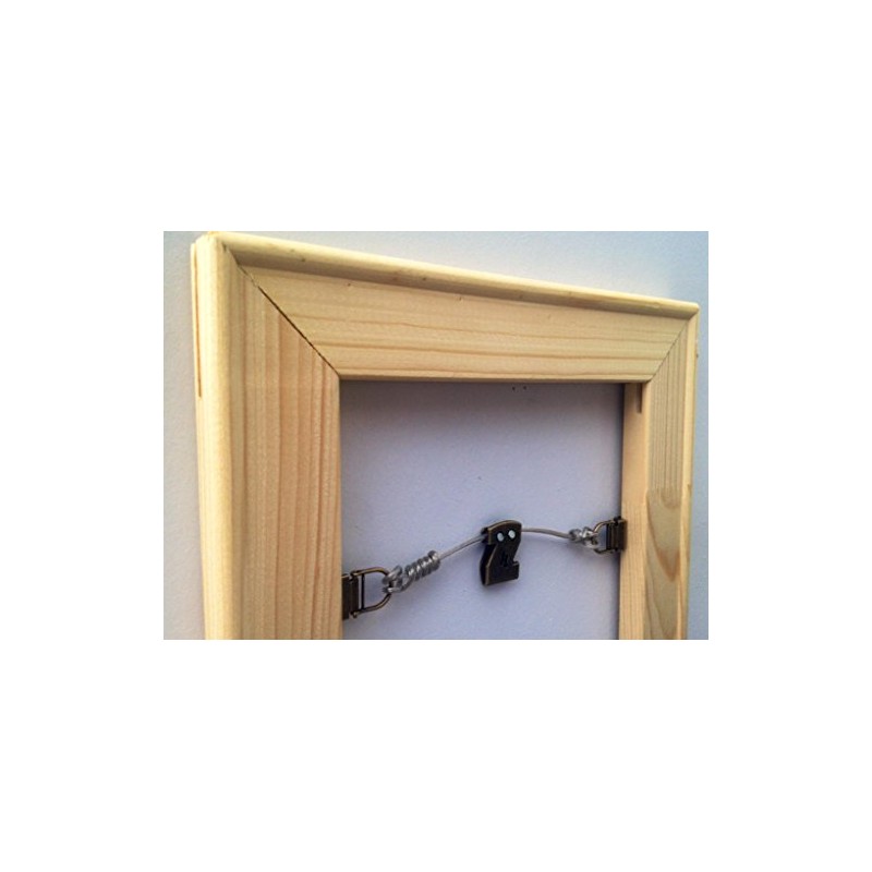 HangZ 34053 Canvas Flat Mount Sawtooth Hook Picture Hanger Kit,