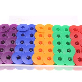 100 Pcs Plastic Bobbins Spools, Multicolor Empty Sewing Machine Bobbins with Storage Box, Sewing Acessories Tool for Most Sewing Machine