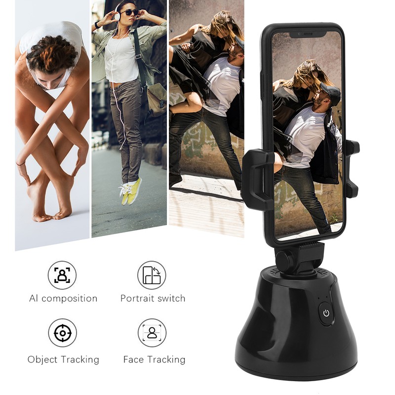 ABS Portable Outdoor 360 Panoramic Automatic Identification Face Following Shooting