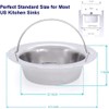 2Pcs Kitchen Sink Strainer Food Catcher, Stainless Steel Sink Garbage