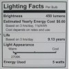 Utilitech LED 3 Pack 60W/5W A15-Soft White-2700K-Di