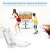 Unbranded New Rechargeable Battery Packs with Charger for Wii &