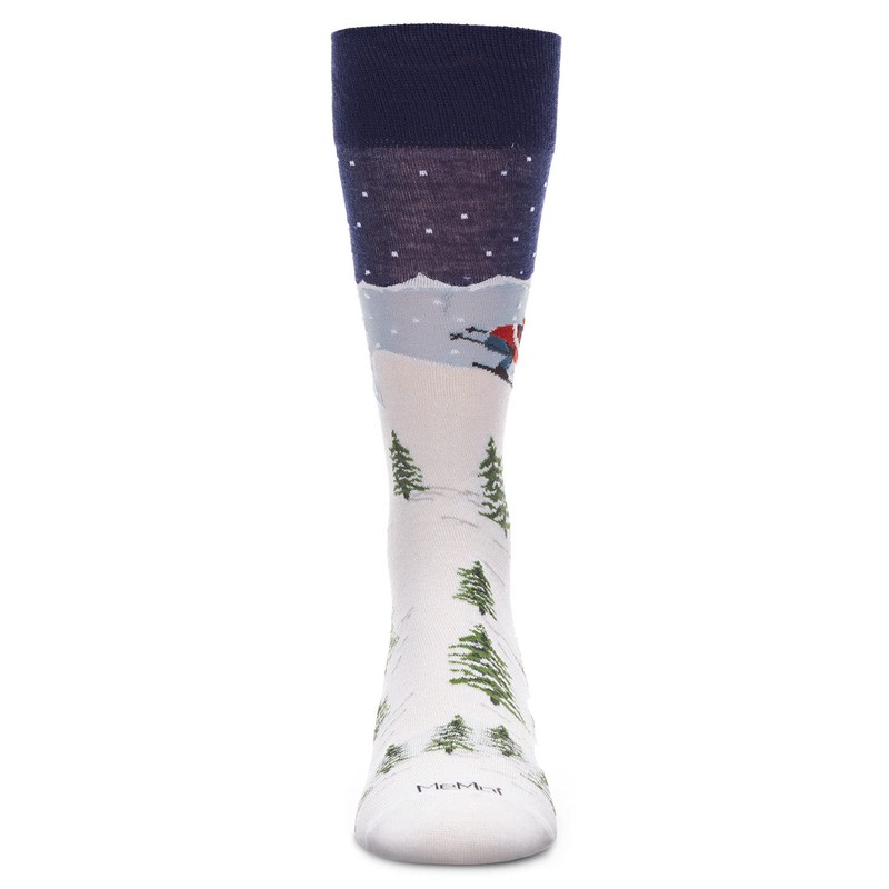 MeMoi Mountain Skier - Calcetines para hombre con mezcla de
