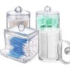 Organizador De Baño Tocador Para Cotonetes Dispensador 4 Pcs