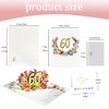 60th Flower Birthday Pop Up Card for Women – Elegant