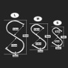 Yesmin 10pcs in Pack S Shaped Hooks Hanging Hooks Hangers