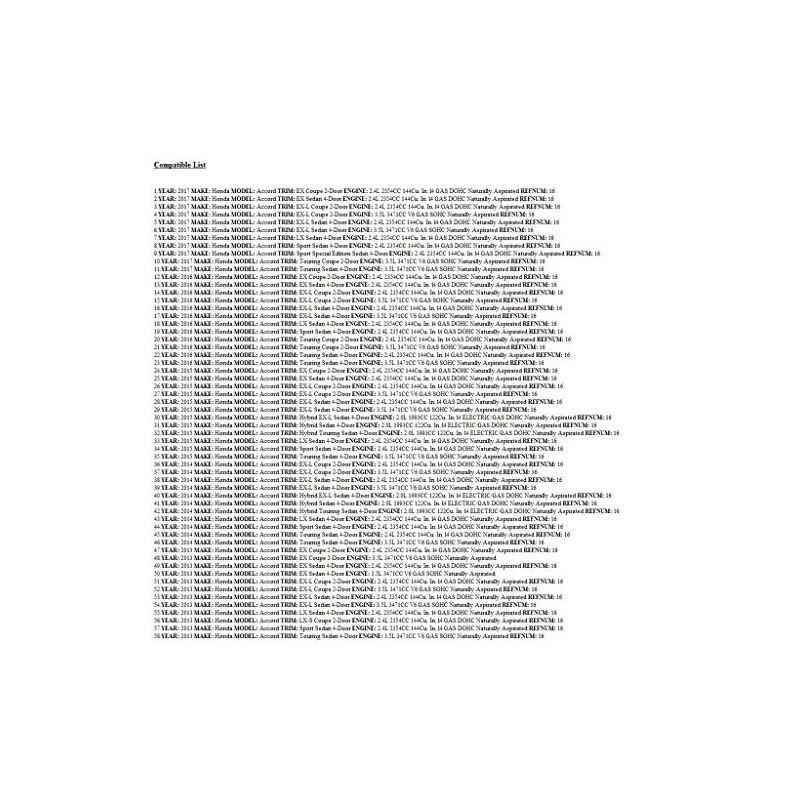 Genuine Honda Parts - Checker, L. Fr. Door (72380-T2F-A01)