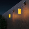 Morsatie 【Upgraded】 LED Flame Light, Rechargeable Flickering Flameless Candles, 4