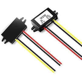 Magnolora 4 Pack Car LED Display Power Supply 12V to 5V 3A DC/DC Buck Converter Module