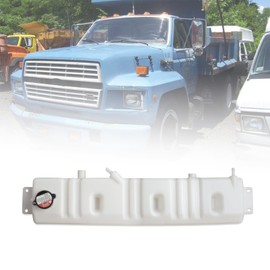 Kavius F6HZ-8A080-B Radiator Overflow Coolant Reservoir Tank w/Cap Compatible with Ford F600 F700 F800 B700 B800 1980-1998 F9000 B600 1980-1990 Coolant Surge Expansion Tank Replaces # F5HT-8A080-HA