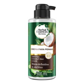 Crema para Peina Herbal Essences BioRenew Leche de Coco y Aloe 300 ml                                                                                 