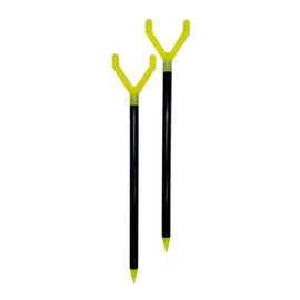 Fishin Stix 40" Extendable Magnum Trident Rod Holder 4 Pack, Yellow