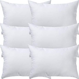 Redbest Duvet Quilt Cover, 4 Seasons Bed, Pillow, Cushion Filling, Side Sleeper Pillow, Neck Roll Textile Fibre, White, 40x60 cm