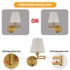 Bedside Wall Mount Light with Dimmable Switch and USB Port,