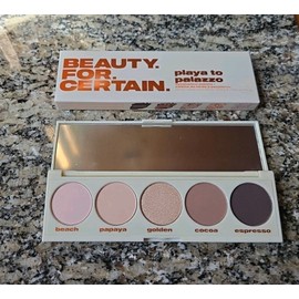 Eyeshadow Beauty For Certain Playa to Palazzo Eyeshadow Palette Full Size NEW